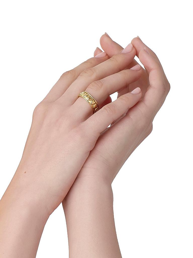 Temple St. Clair Florence86 18K Yellow Gold Heart Ring