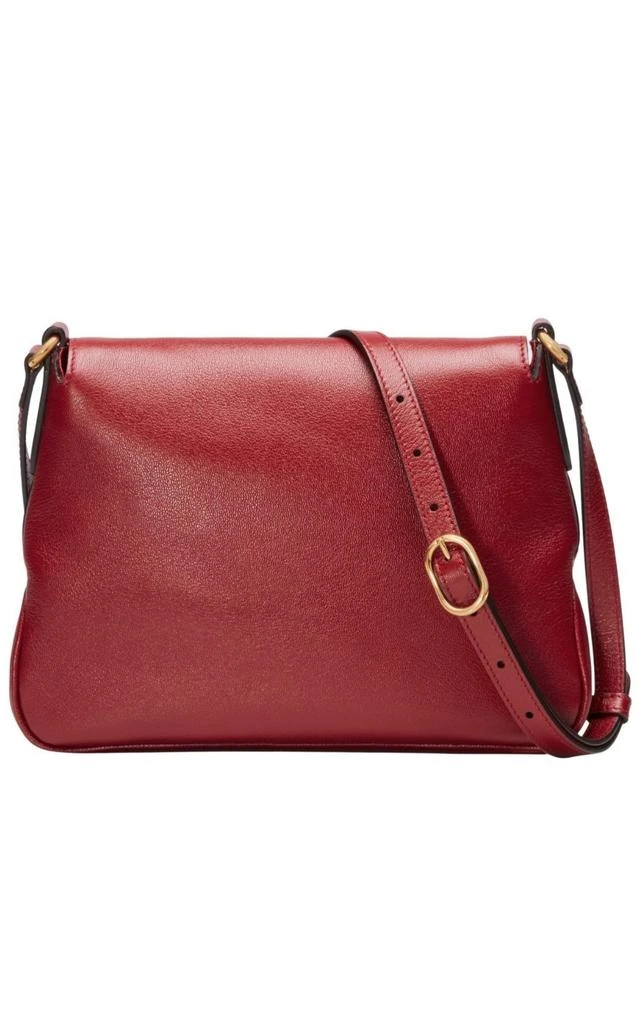 Gucci Small Messenger with Double GG Bag in Red 3