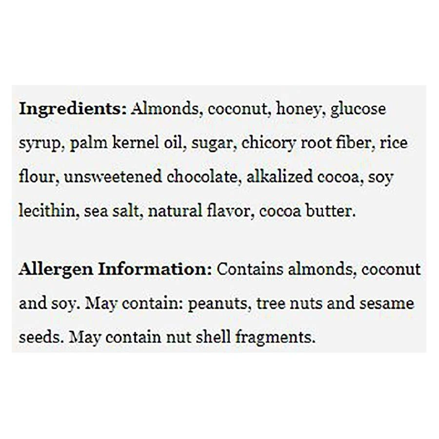 KIND Snack Bar Dark Chocolate Almond Coconut 2