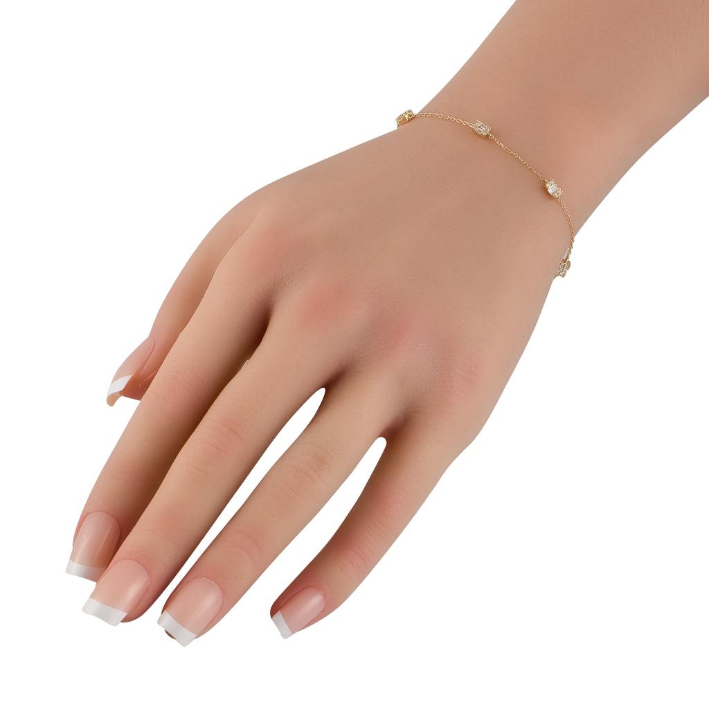 LB Exclusive 14K Yellow Gold 0.30ct Diamond Bracelet BR10298-Y