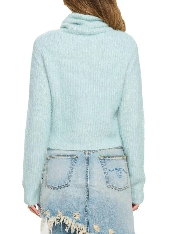 Renee C. Cowlneck Cropped Sweater 2