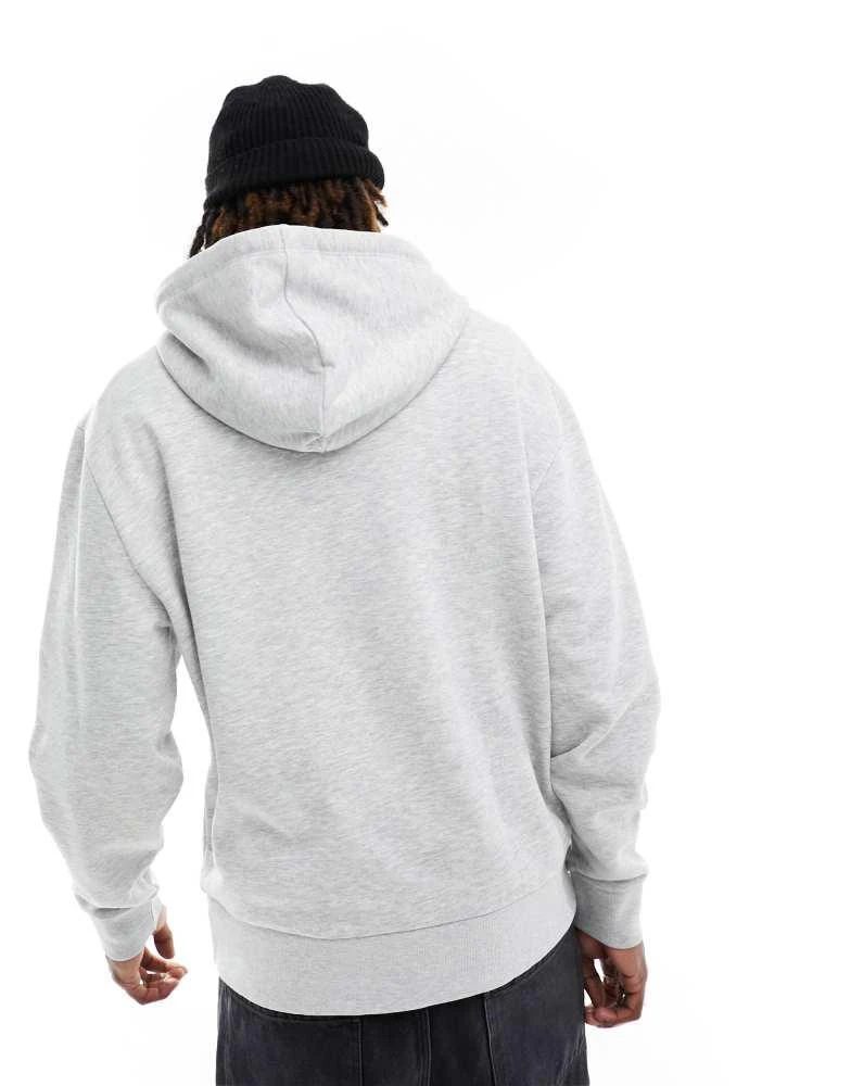 COLLUSION COLLUSION hoodie in grey marl 4