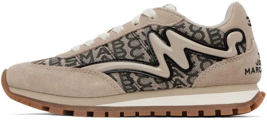 Marc Jacobs Beige 'The Monogram Jogger' Sneakers 3