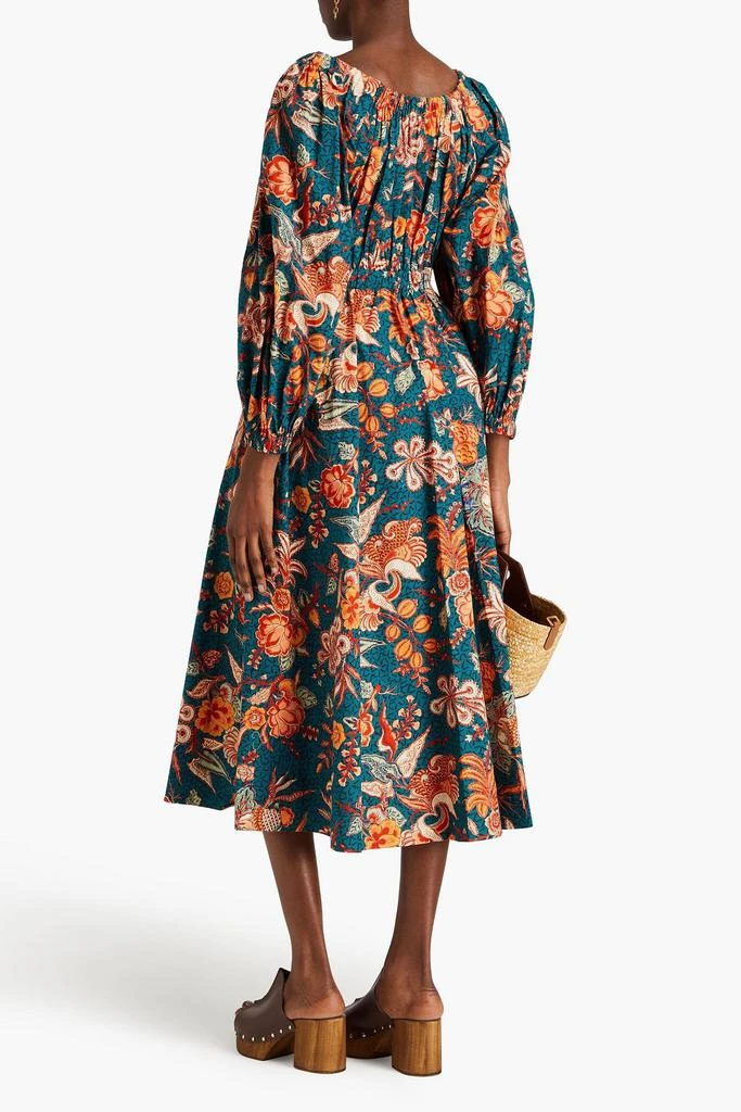 Ulla Johnson Helena floral-print cotton-poplin midi dress 3