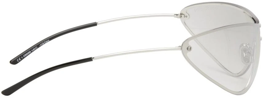 Acne Studios Silver Metal Frame Sunglasses 2
