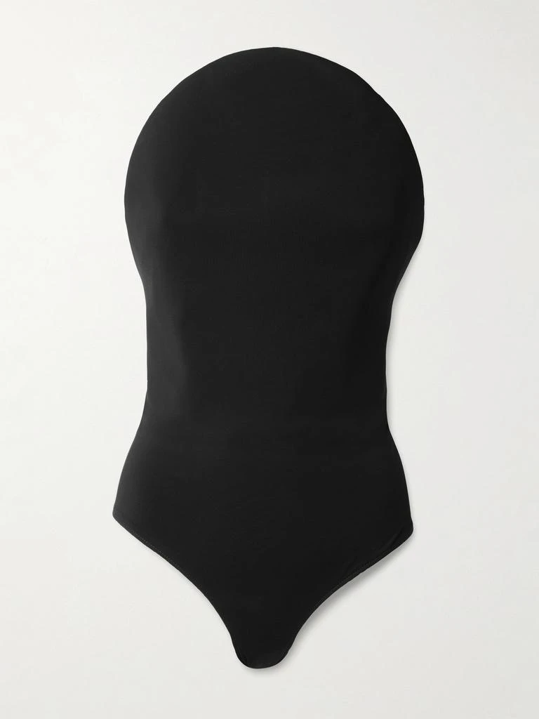 Alaïa Strapless Jersey Bodysuit