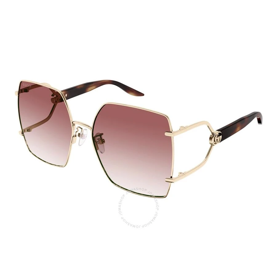 Gucci Red Gradient Butterfly Ladies Sunglasses GG1564SA 004 61 1