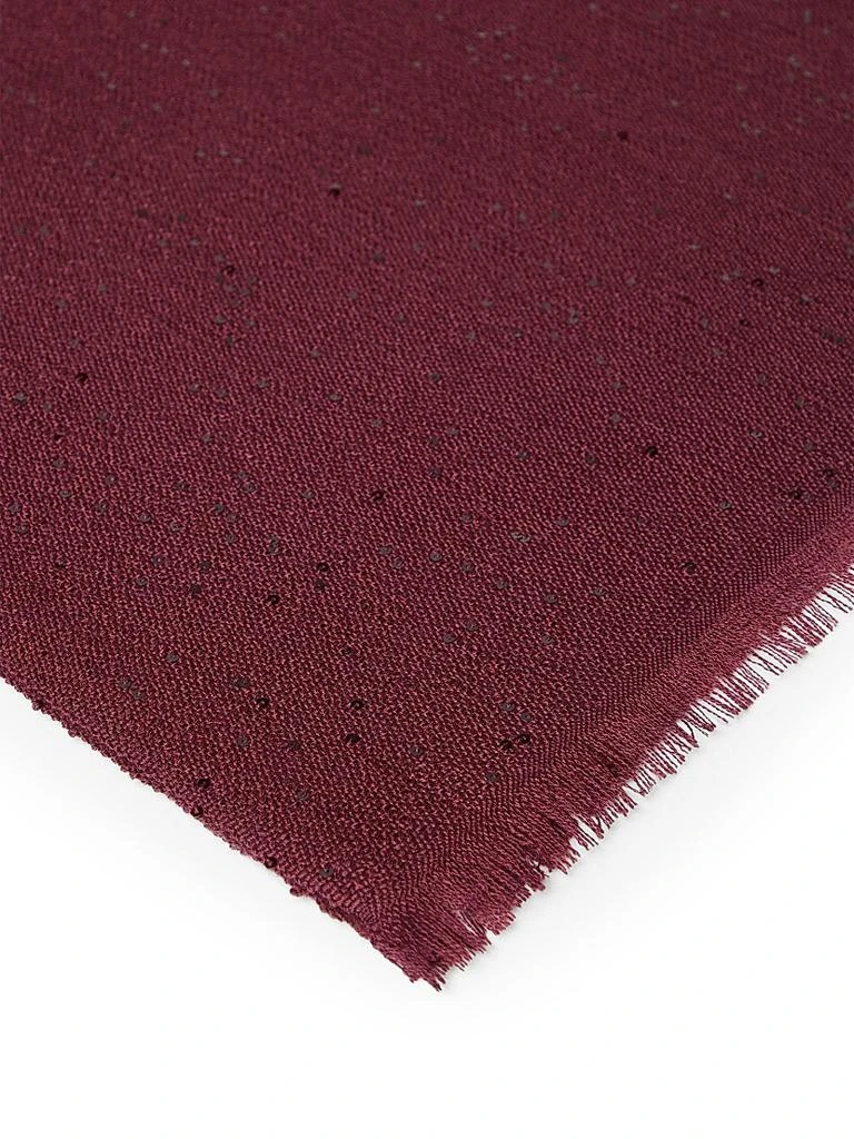 Brunello Cucinelli Cashmere and Silk Diamond Yarn Scarf 4