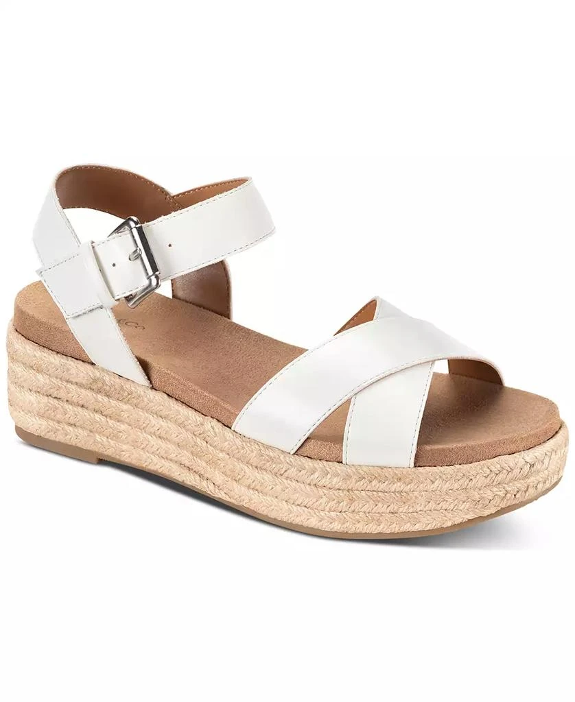 Style & Co Women's Emberr Espadrille Platform Wedge Sandals, Created for Macy's 1