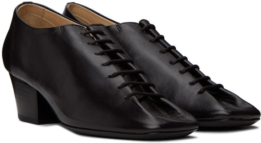 Lemaire Brown Heeled Derbies 4