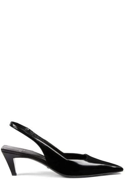Gucci LEATHER SLINGBACK PUMPS 1