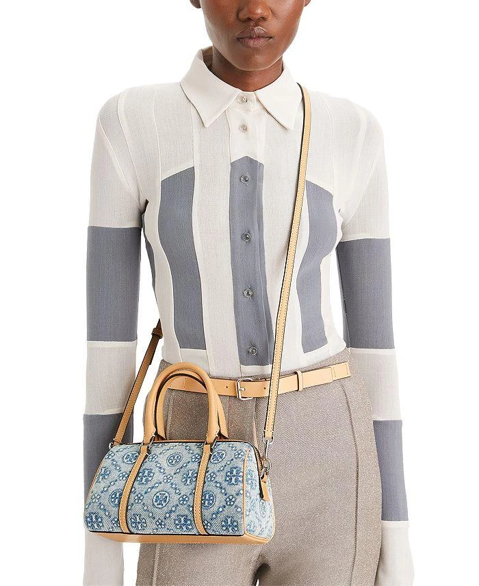 Tory Burch Mini T Monogram Barrel Bag 2