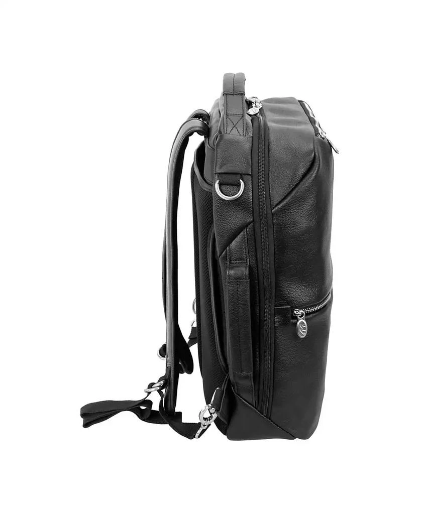 McKlein East Side 17" 2-In-1 Laptop Tablet Convertible Travel Backpack Cross-Body 10