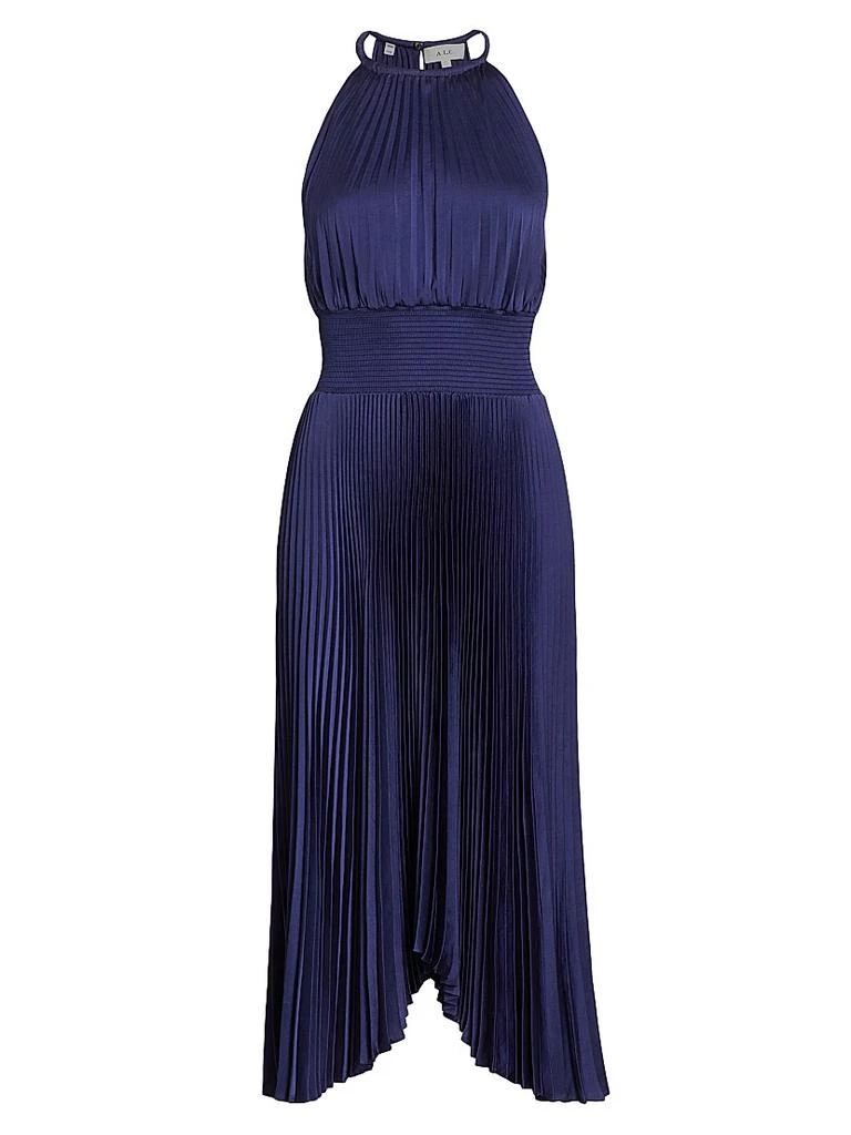 A.L.C. Renzo II Pleated Midi-Dress 1
