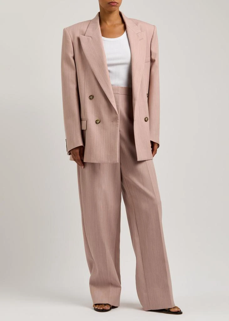 Stella McCartney Oversized double-breasted wool blazer 4