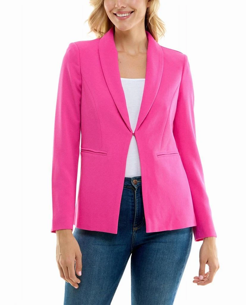 Nicole Miller Nicole Miller - Isla Stretch Crepe One Button Blazer 1