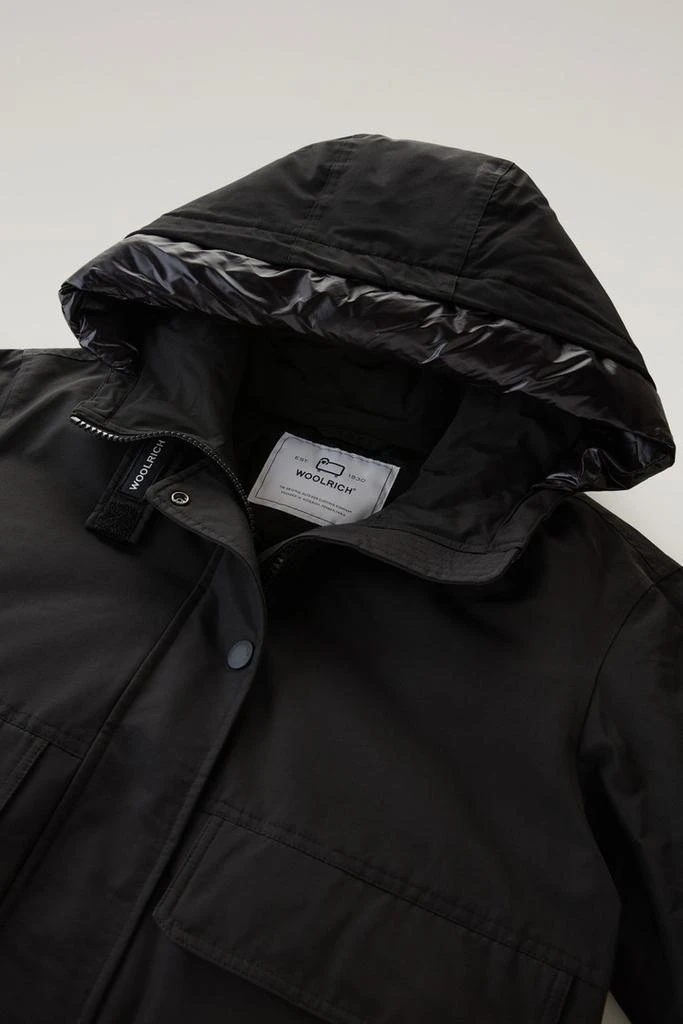 Woolrich Arctic Bomber in Ramar Cloth - Women - Black 6