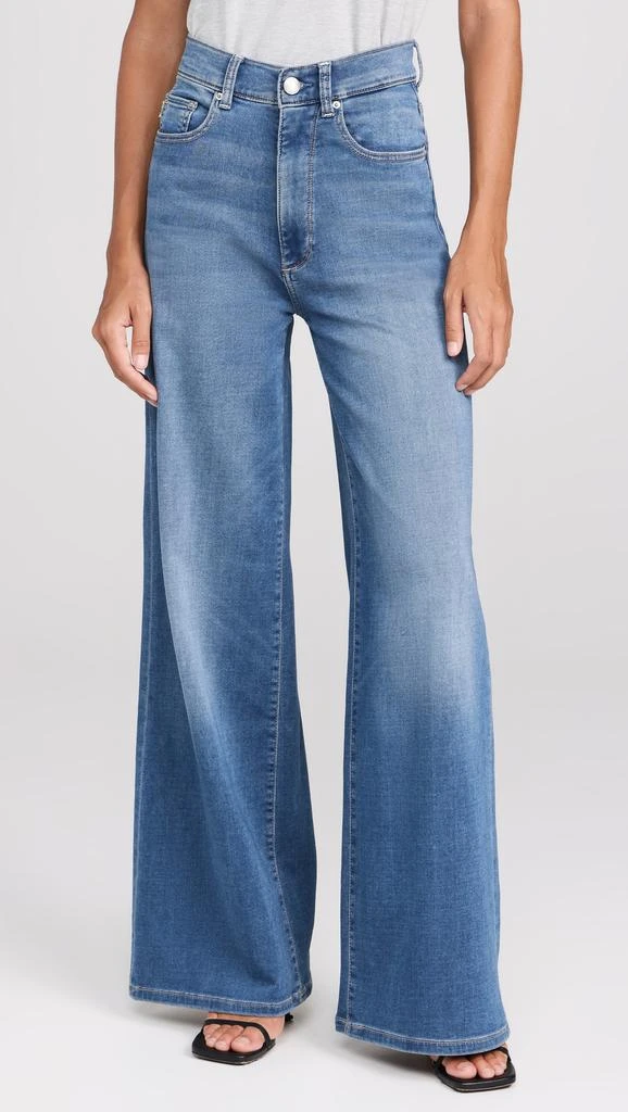 DL1961 Softwear Hepburn Wide Leg High Rise Jeans 6
