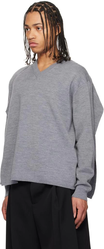 Craig Green Gray Flag Knit Sweater 4