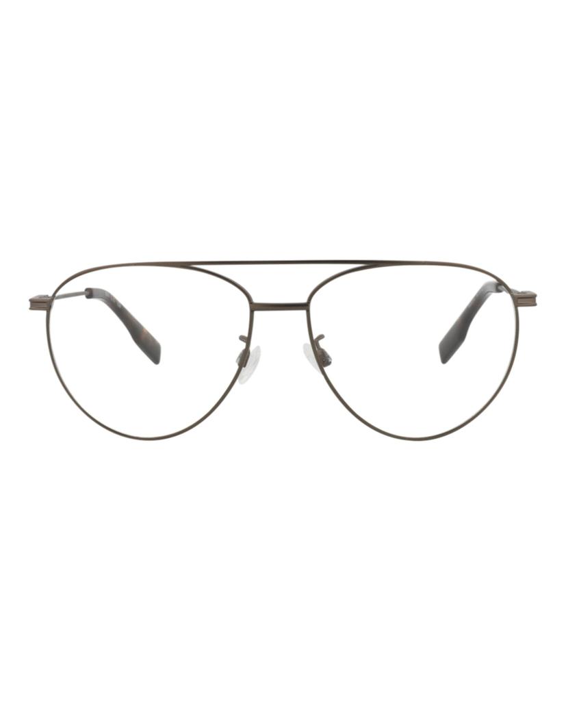 Alexander McQueen Aviator-Style Metal Optical Frames