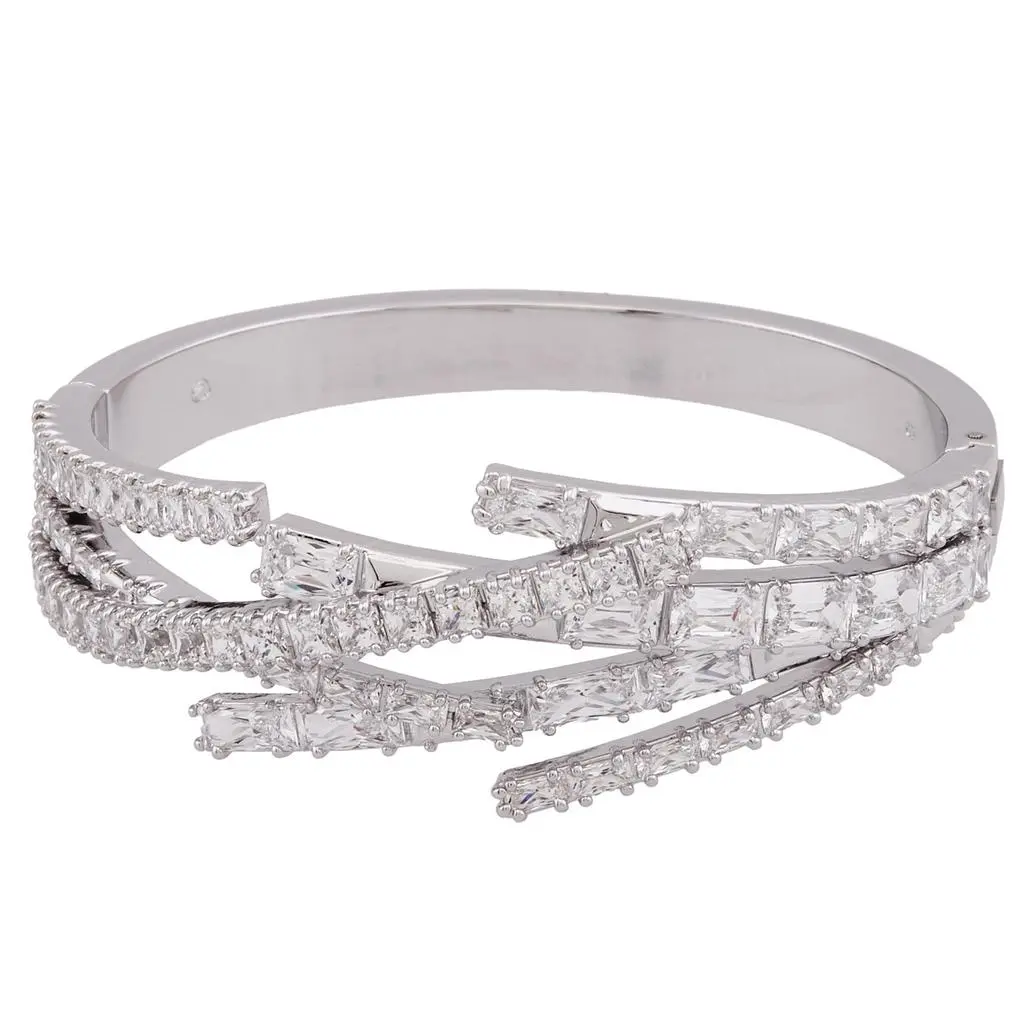 Swarovski Matrix Mixed Cuts Crystal Bangle