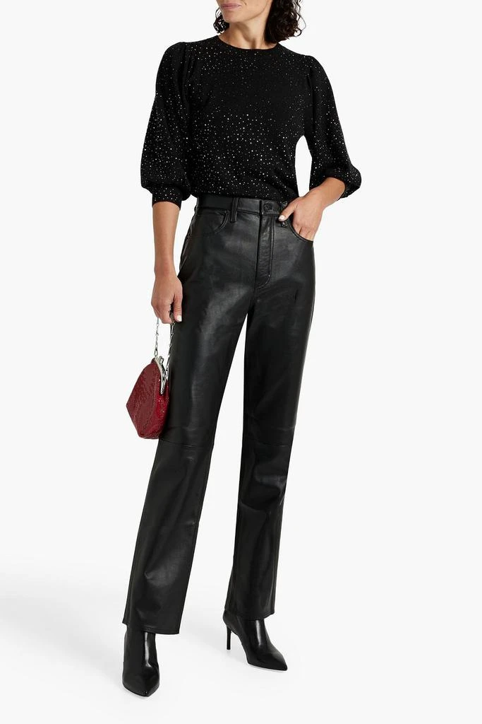 SLVRLAKE London leather straight-leg pants 2