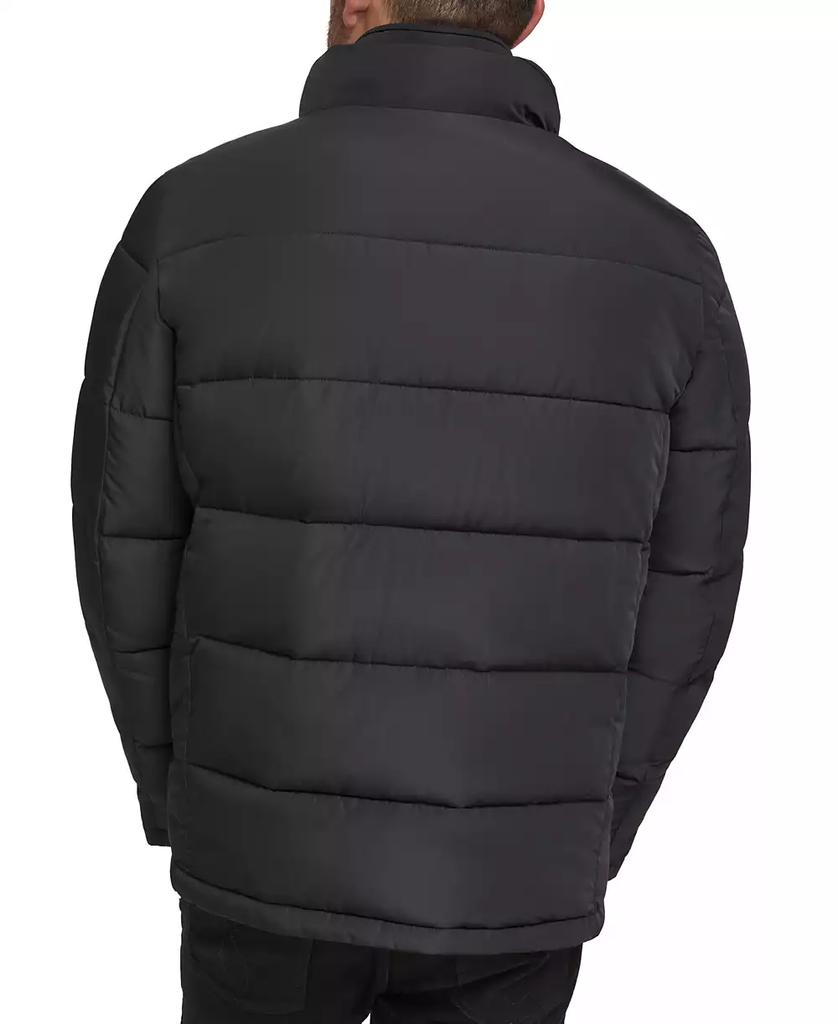 Calvin Klein Men's Puffer With Set In Bib Detail, Created for Macy's