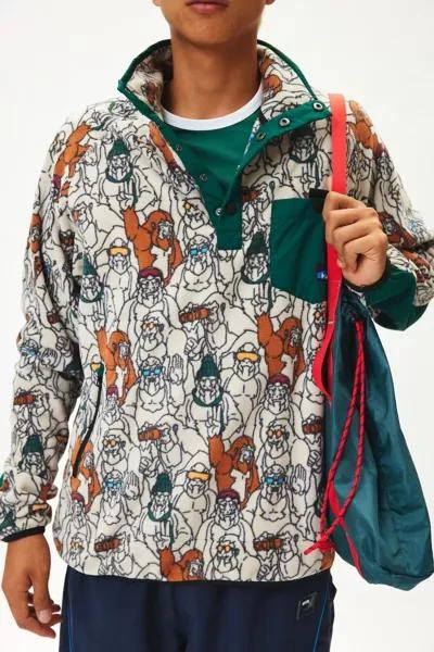 KAVU KAVU Tennaway Mock Neck Fleece Pullover Sweatshirt 4