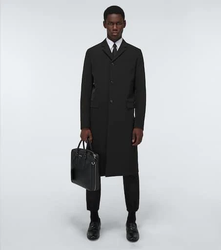 Prada Single-breasted technical overcoat 2