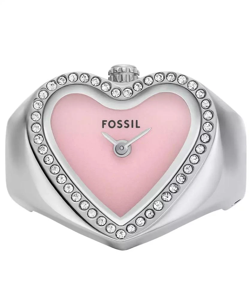 Fossil Women
s Watch Ring Two-Hand Stainless-Steel, 18mm 2