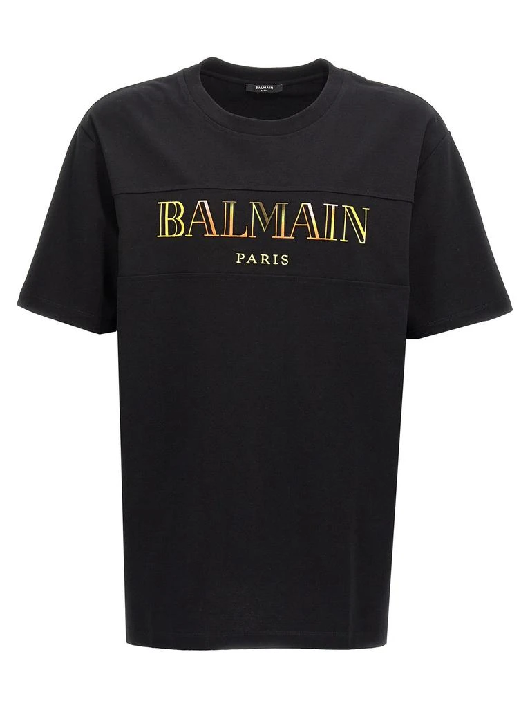 Balmain Balmain Vintage Logo Embroidered T-Shirt from Cettire