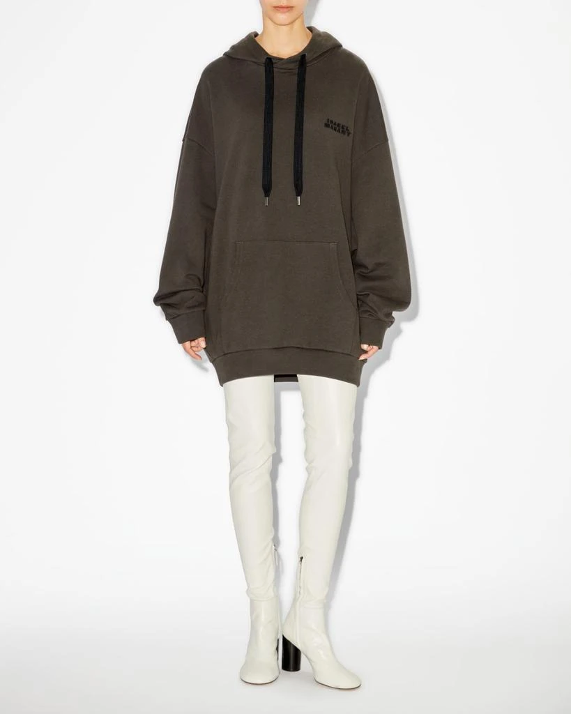 Isabel Marant ISABEL MARANT, SOLENA LOGO SWEATSHIRT - Women - Grey - 34 1