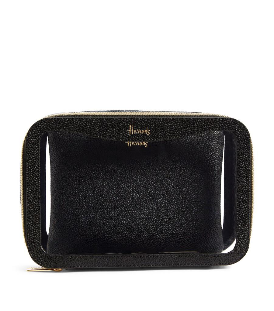 Harrods Transparent Oxford Cosmetic Bag
