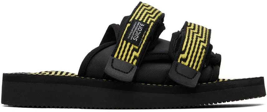 Suicoke Black 
Yellow MOTO-JC01 Sandals