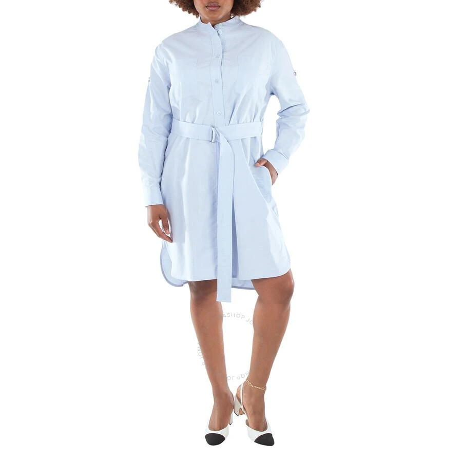 Burberry Burberry Long Sleeve Belted Cotton Shirt Dress, Brand Size 14 (US Size 12) 1