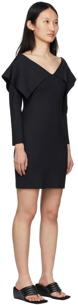ROSETTA GETTY Black Fold Off-Shoulder Dress 2