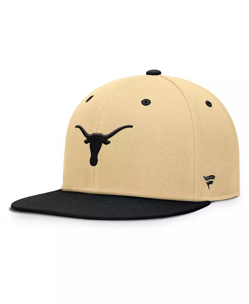 Fanatics Men's Gold/Black Texas Longhorns Balance Fitted Hat 1