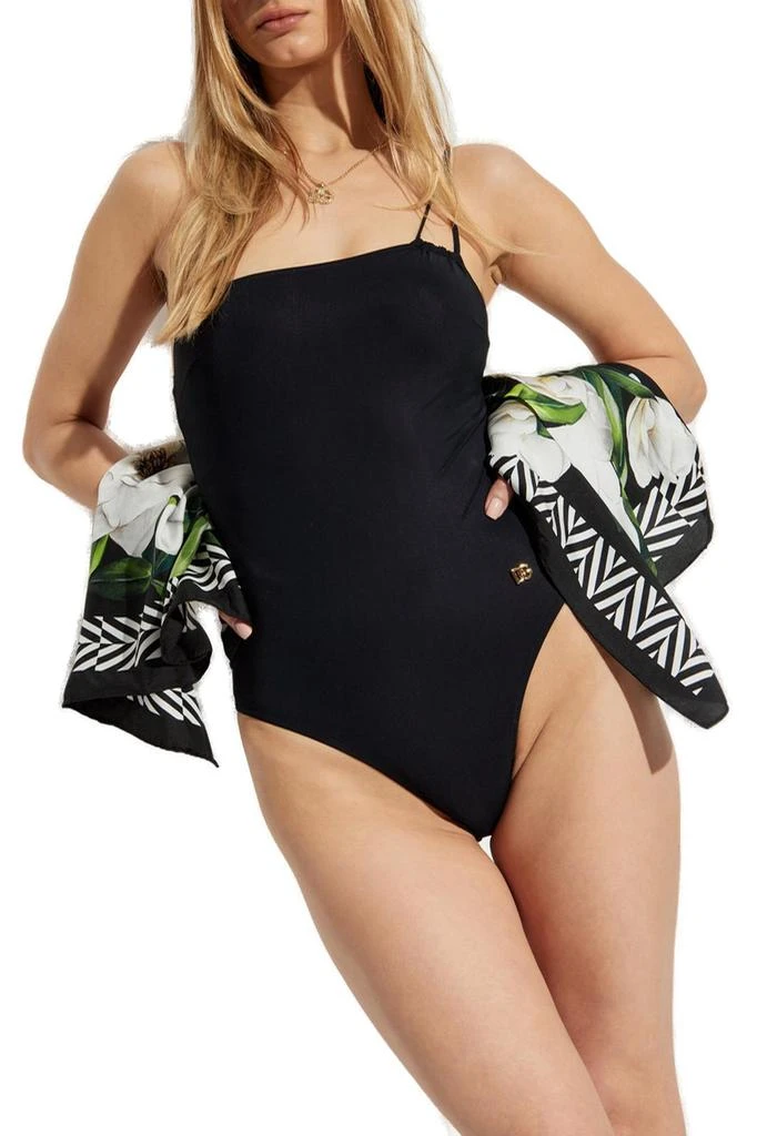 Dolce & Gabbana Dolce & Gabbana One-Piece One-Shoulder Swimsuit 4