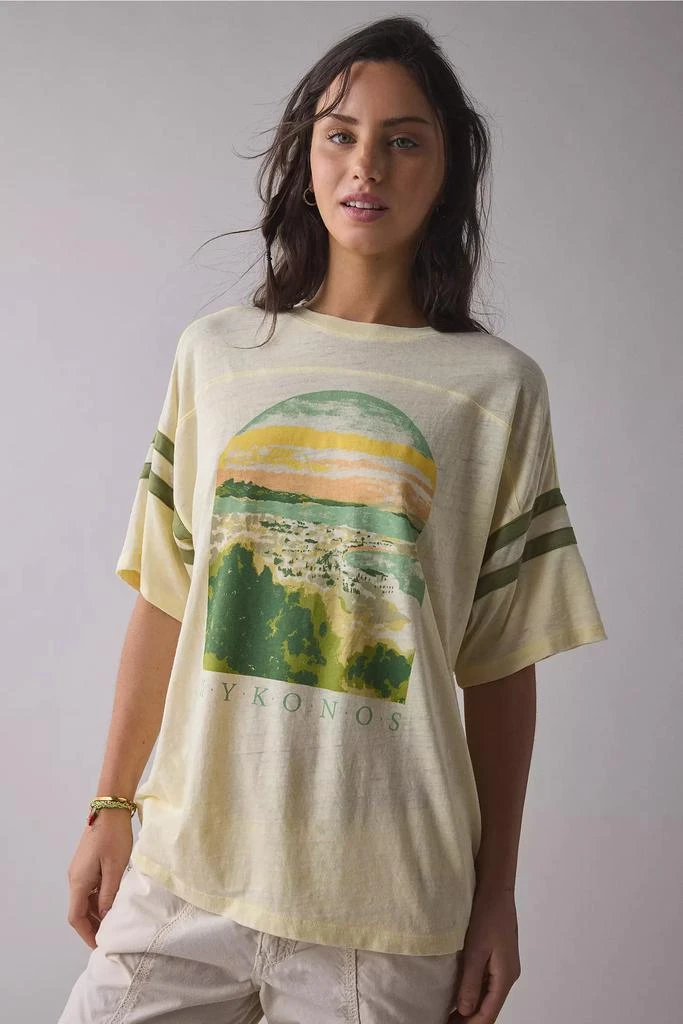 BDG BDG Rowan Mykonos Graphic Oversized Tee 1