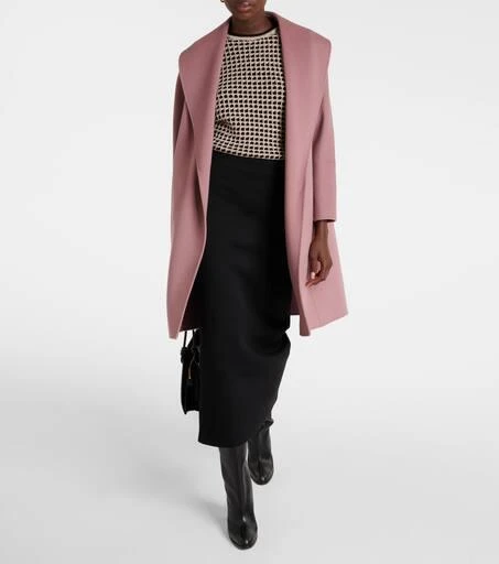 Max Mara Messi belted virgin wool coat 2