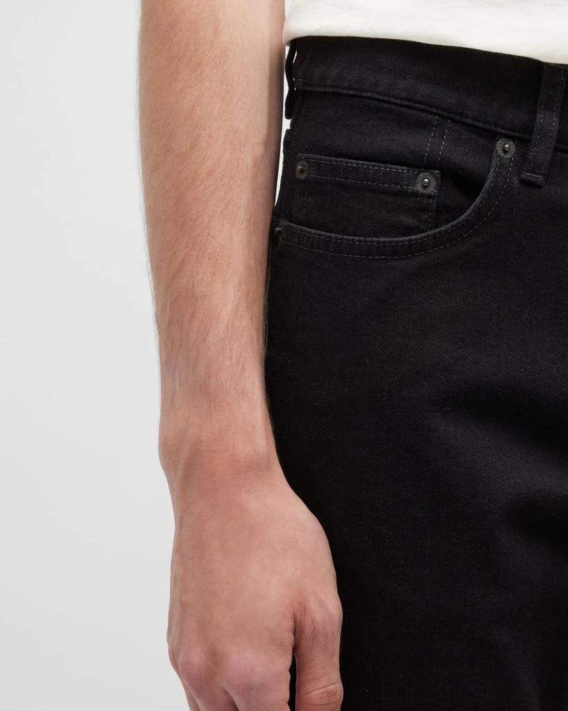 Zegna Men's 5-Pocket Black Wash Denim Jeans 6