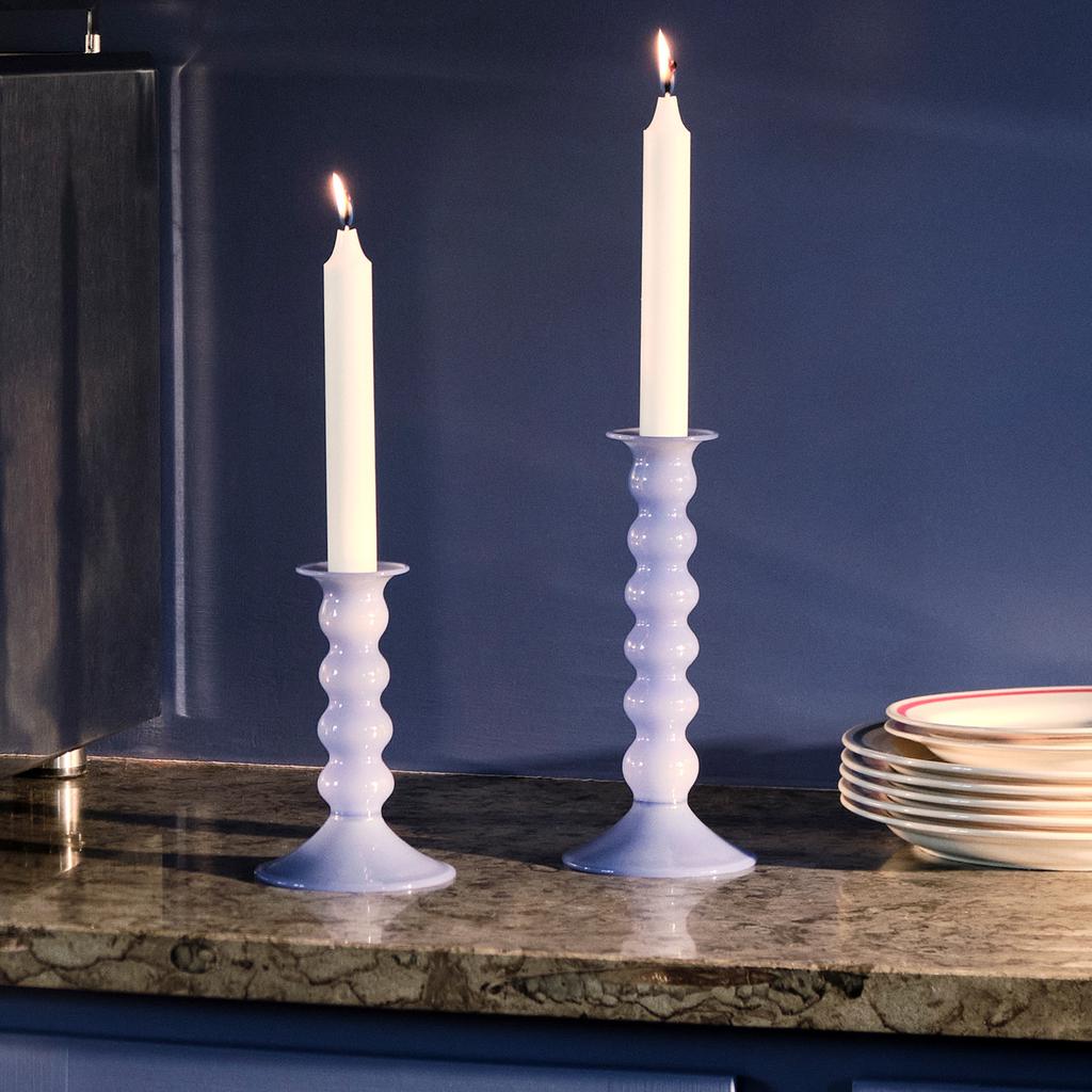 HAY HAY Wavy Candleholder - Medium - Light Blue