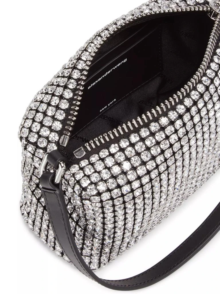 Alexander Wang Medium Heiress Rhinestone Mesh Pouch 3