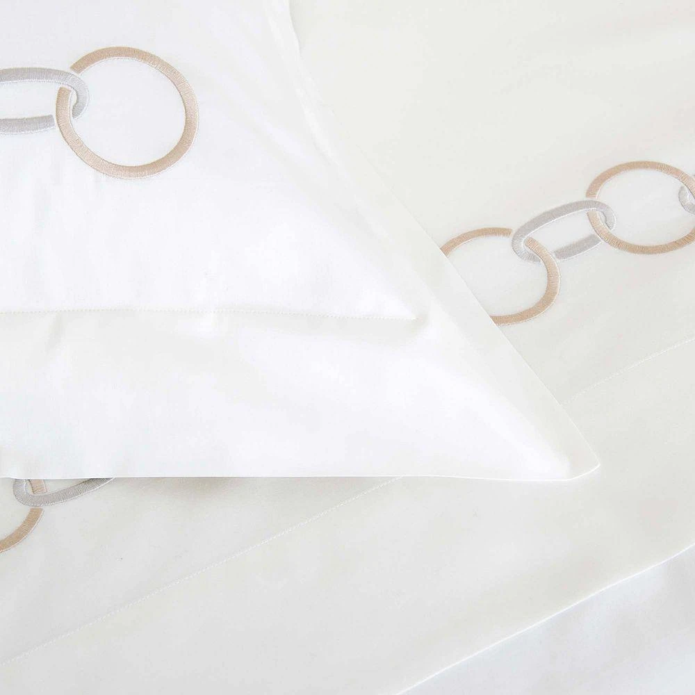 Frette Links Embroidery Sheet Set, Queen 3