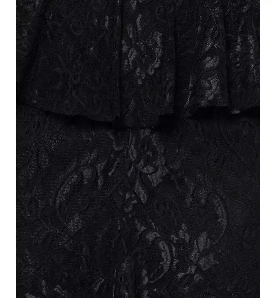 Betsy & Adam Women's Ruffle Tiered Lace Gown 5
