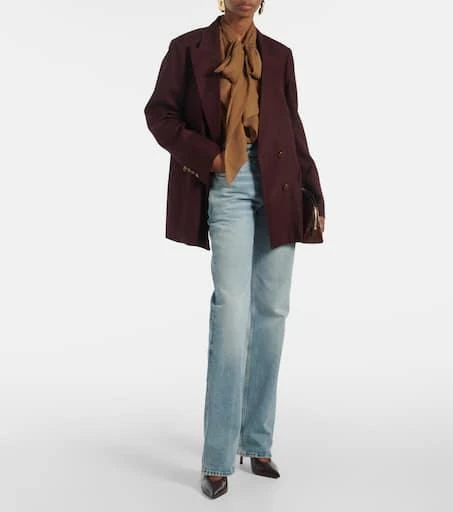 Gianvito Rossi Robbie 85 patent leather slingback pumps 3