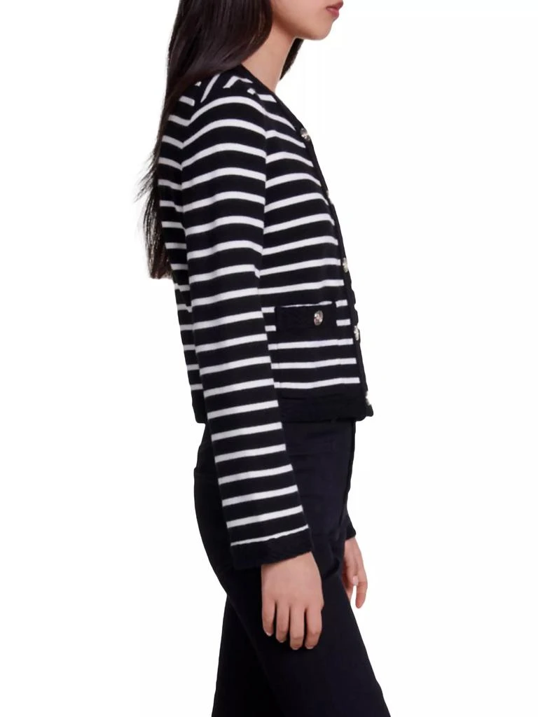 Maje Striped Cardigan 3