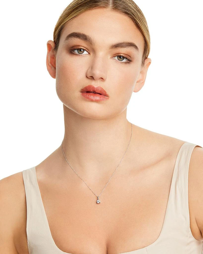 Bloomingdale's Diamond Solitaire Pendant Necklace in 14K White Gold, 0.30 ct. t.w.  - Exclusive 2