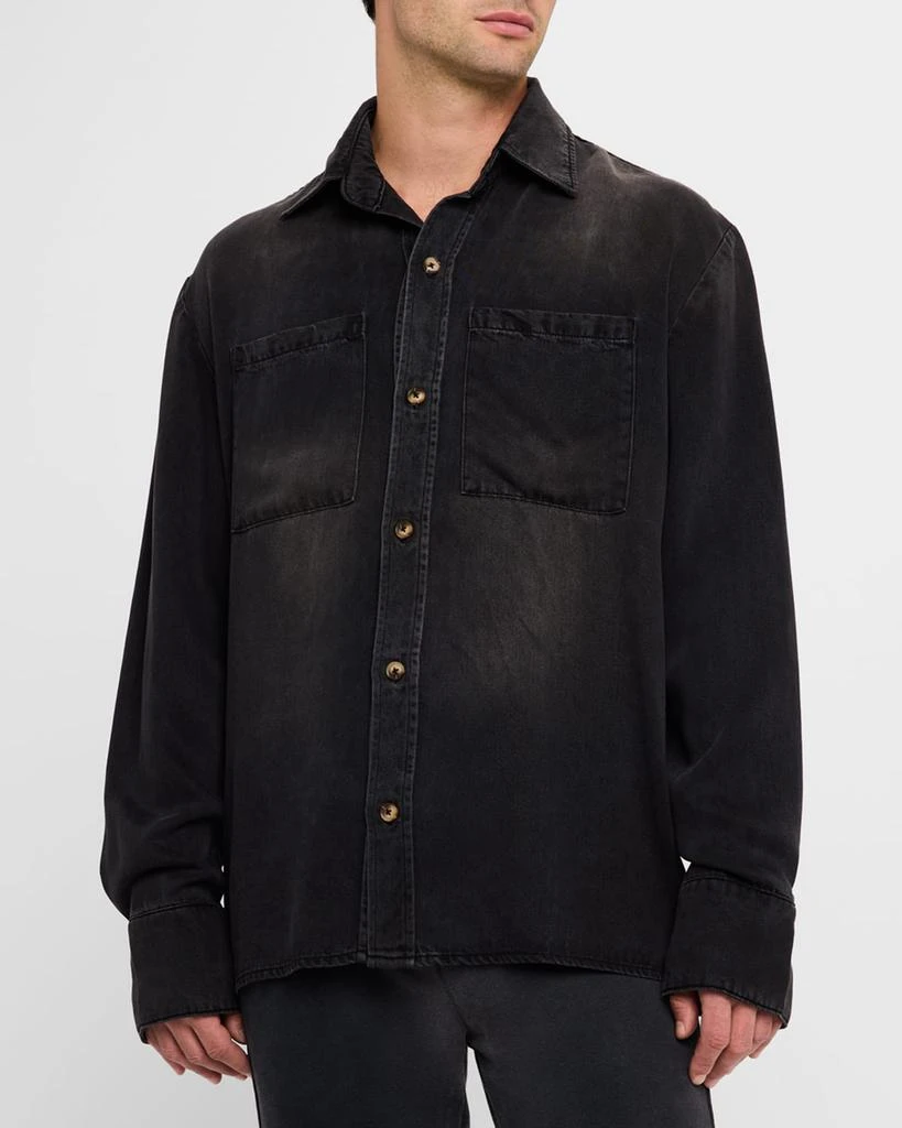 Alchemist Men's Titan Denim Button-Down Shirt 4