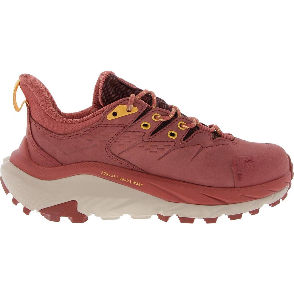 Hoka One One Kaha 2 Low GTX Womens Padded Insole Leather Hiking Shoes